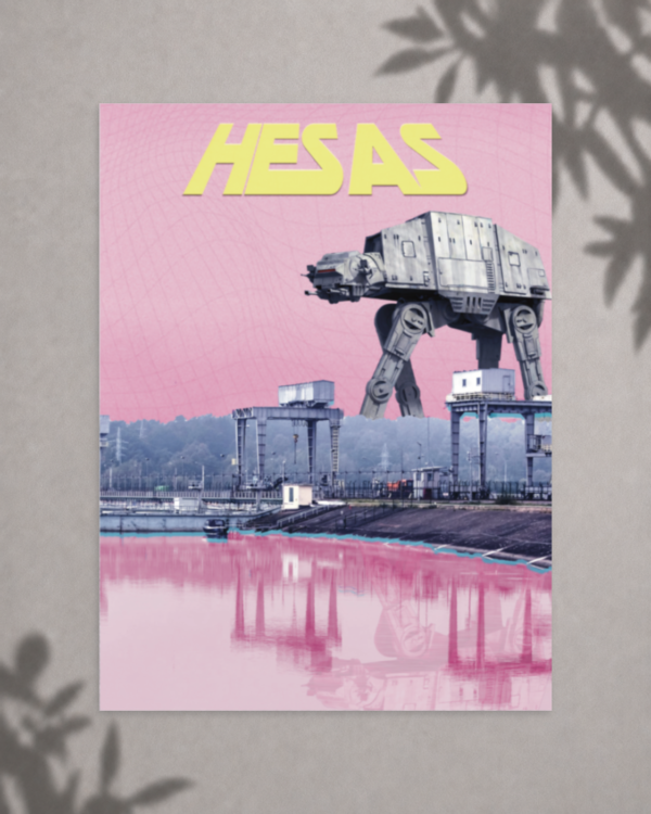 Hesas meno spaudinys be rėmo / unframed art print